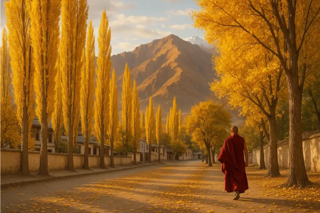 Golden Autumn in Leh Ladakhhills.com